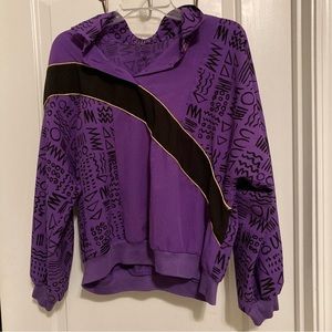 Vintage 80s Purple Windsuit Pullover